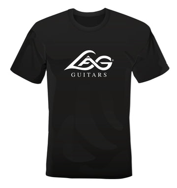 T-Shirt LÂG Nero logo bianco S