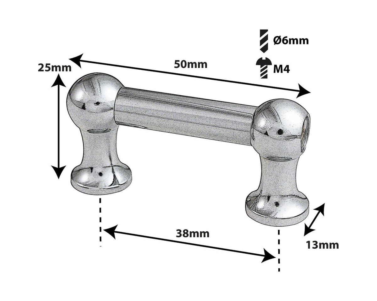 Coquille Tube Grosse Caisse - 38mm - Mono Tirant (X1)