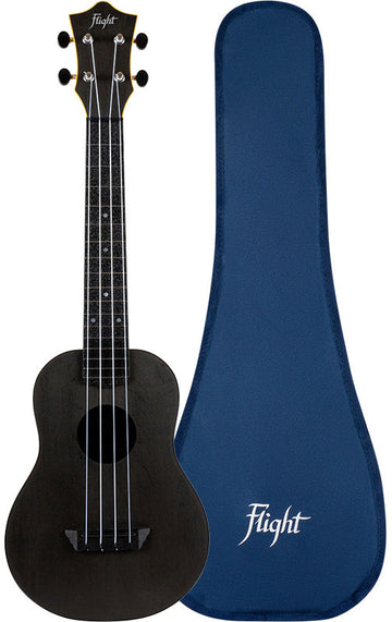 TUC35 Travel Concert Ukulele - Black -