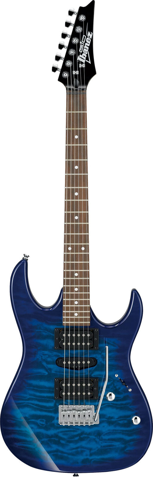 Ibanez GRX70QA-TBB Blu trasparente Burst GRX Gio
