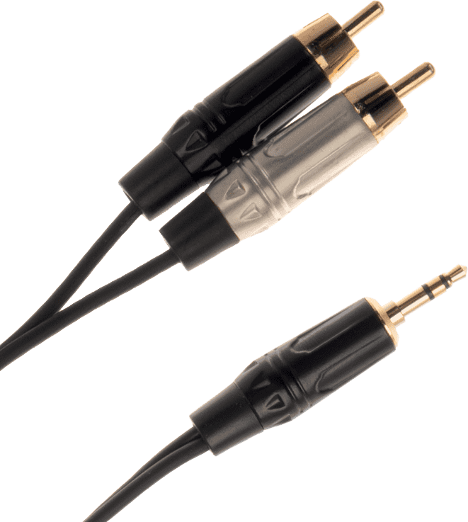 JUSTJ352RCA3 JUST MINIJACK STEREO CABLE 2 X RCA 3 M