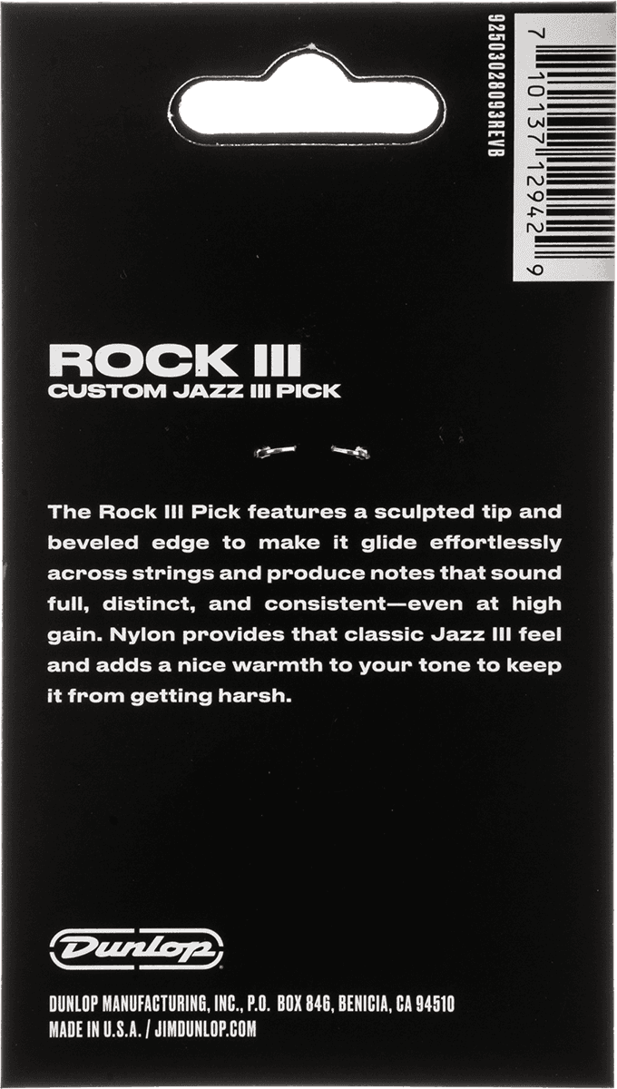 6 x 1,38mm Rock III Custom Jazz III