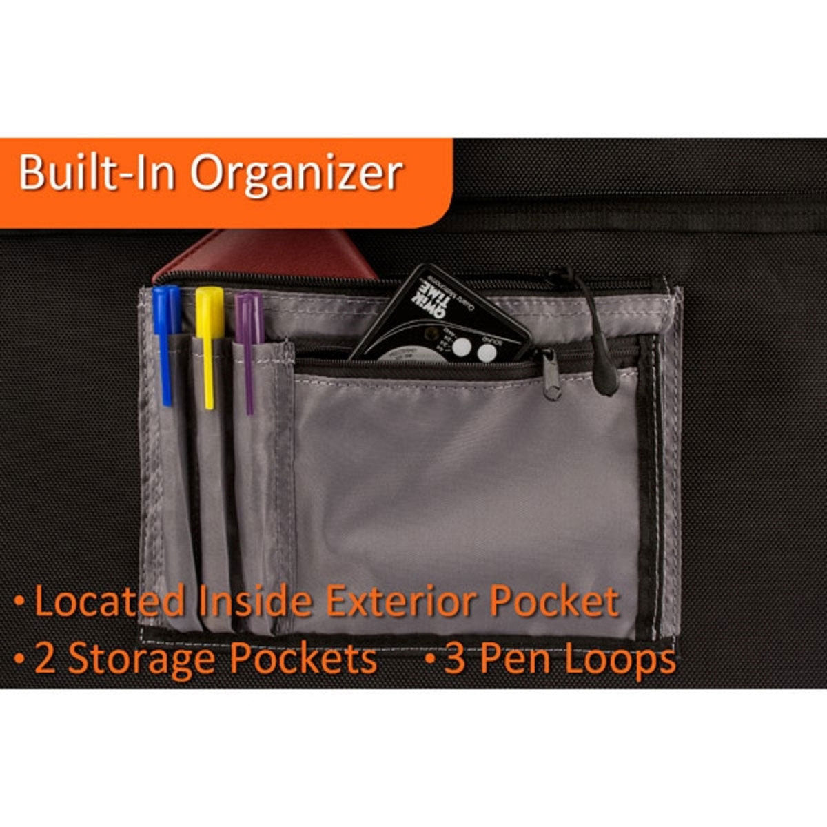 Etui Slimline für Flöte und Piccolo - Schwarz