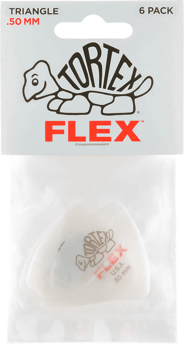 6 x 0,50mm Tortex Flex Triangle