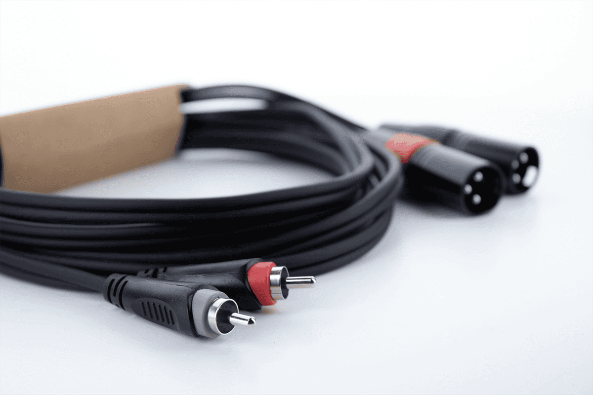 Cavo Audio Doppio XLR Maschio / RCA 1,5 M