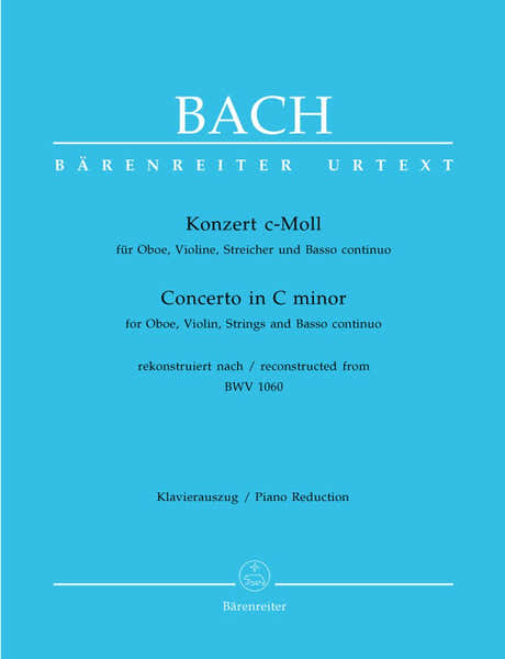J.S - Concerto En Do Mineur Bwv 1060 Pour Hautbois Violon Cordes Et Basse Continue - Hautbois