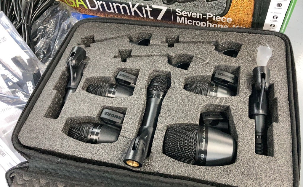 PGADRUMKIT7-mallette 7 Micros Batterie - Stock B
