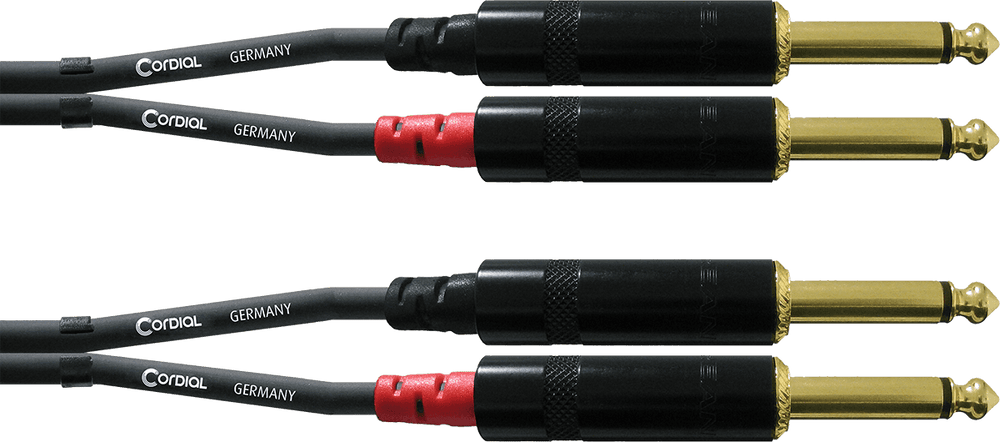 Cavo Audio Doppio Jack Mono 3 M