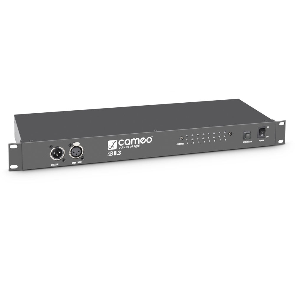 SB8.3 - Splitter - Booster DMX 8 Canaux (XLR 3 Points)