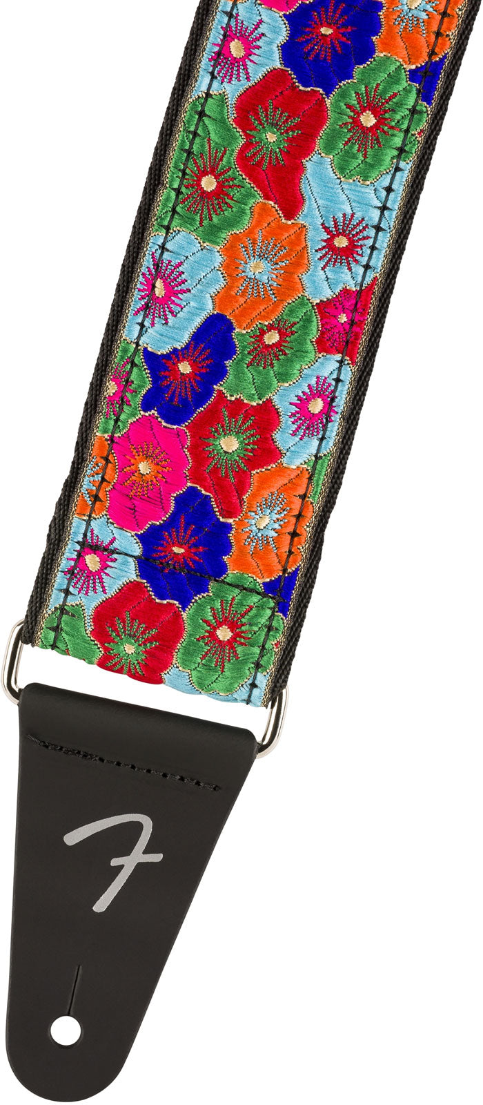 Wild Bloom Strap, Blue, 2"
