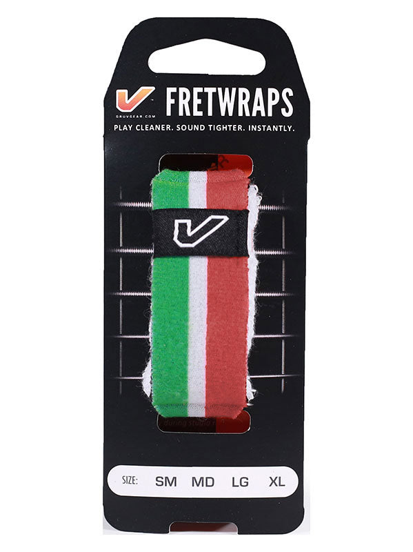 FretWraps World Flags Green-White-Red - Medium