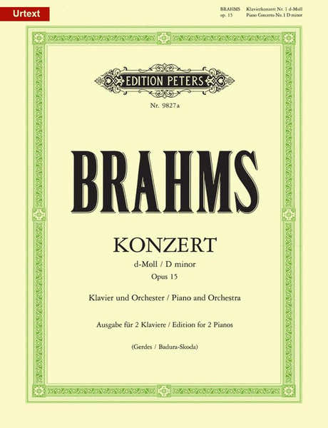Brahms Johannes - Concerto No.1 In D Minor Op.15 - Piano 4 Hands