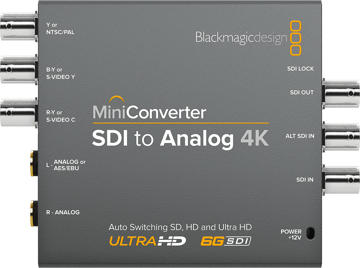 Mini convertitore - SDI ad analogico 4K