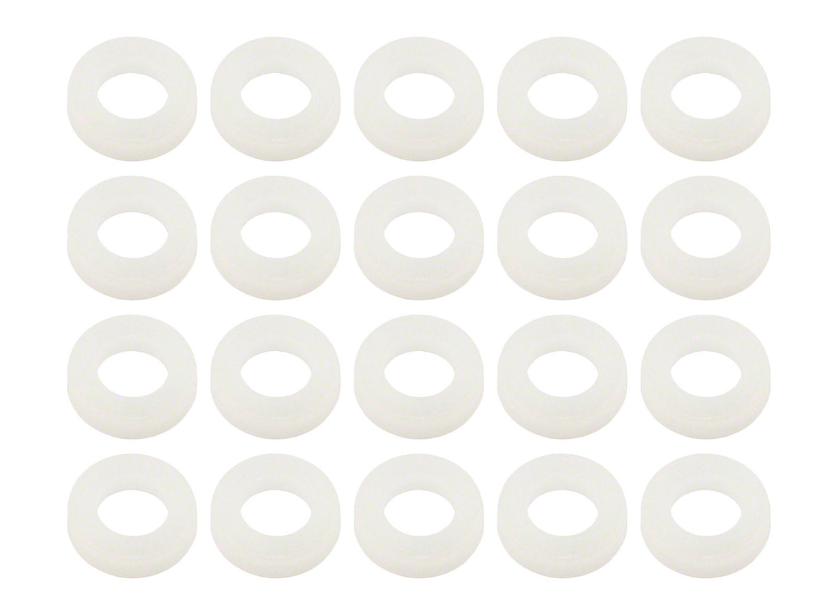 CB-W - RONDELLA NYLON PER VITE TIRANTE - BLANCA (X20)