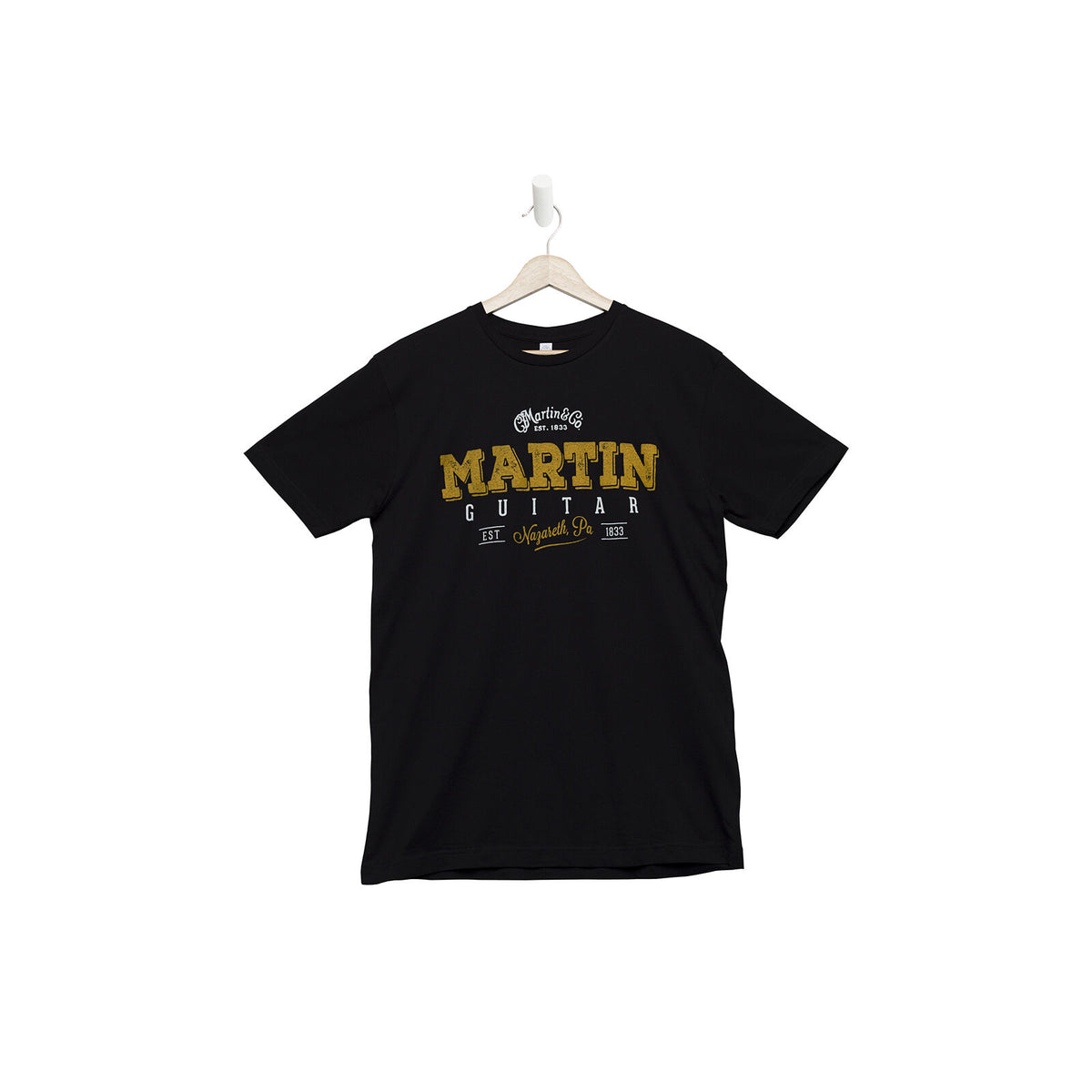 C.F. Martin & Co "S" Tee-Shirt Authentic Black