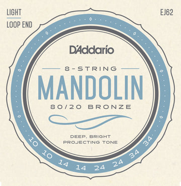 EJ62 80/20 Bronze Mandolinensaiten Leicht 10-34
