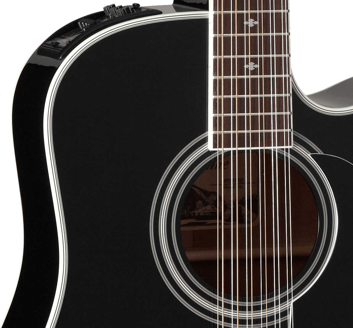 Japon EF381sc Black 12-cordes
