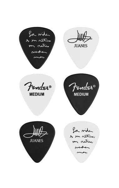 Fender Juanes 351 Plektren aus Zelluloid (6)