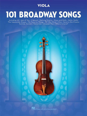 101 Broadway Songs For Viola