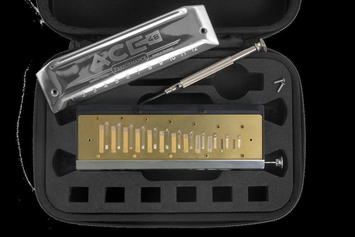 CHROMATISCHER MUNDHARMONIKA ACE 48
