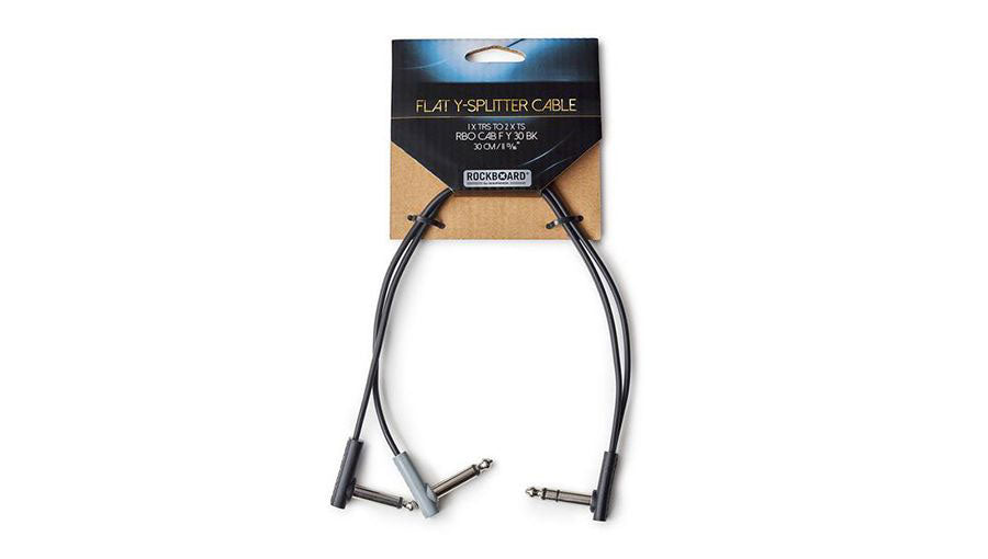 Rockboard Flat Patch Y Splitter Cab CAB-FY30-bk