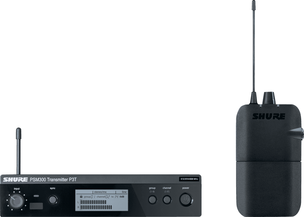 Shure PSM 300 - Pack Emetteur Recepteur - Bande K3e