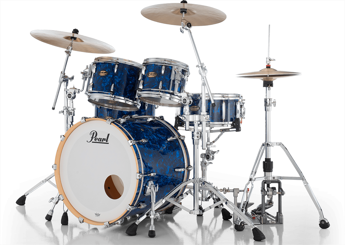 Masters Maple Gum Stage 22 GYROLOCK-l Blaues Abalone