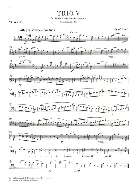 Beethoven L.V. - Piano Trios Volume Ii