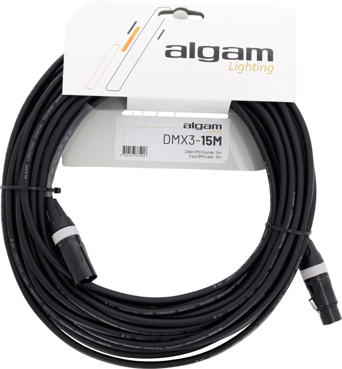 Câble DMX 3 points - 15M