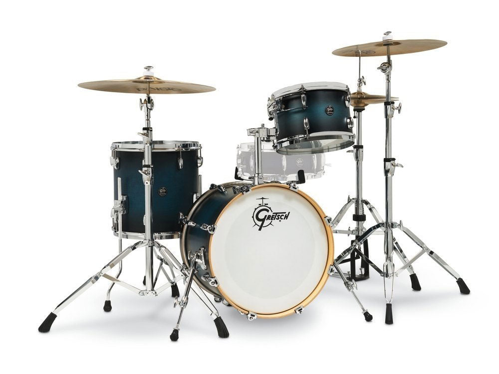 Renown Maple Jazette 18 Satin Antique Blue Burst