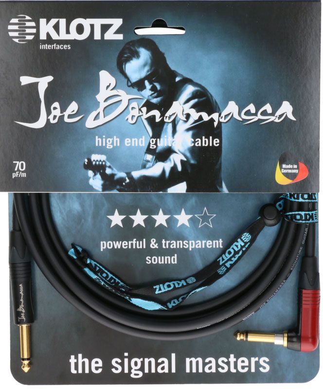Joe Bonamassa Guitar 6M Jack Mono - Silent Plug Coudé,