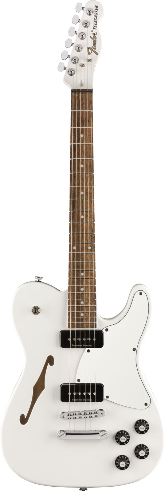 Telecaster JA-90 Thinline Signature Jim Adkins LRL Weiß