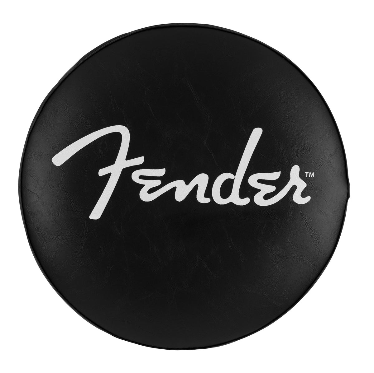 Spaghetti Logo Barhocker mit Plektrumtasche Schwarz-Chrom 24"