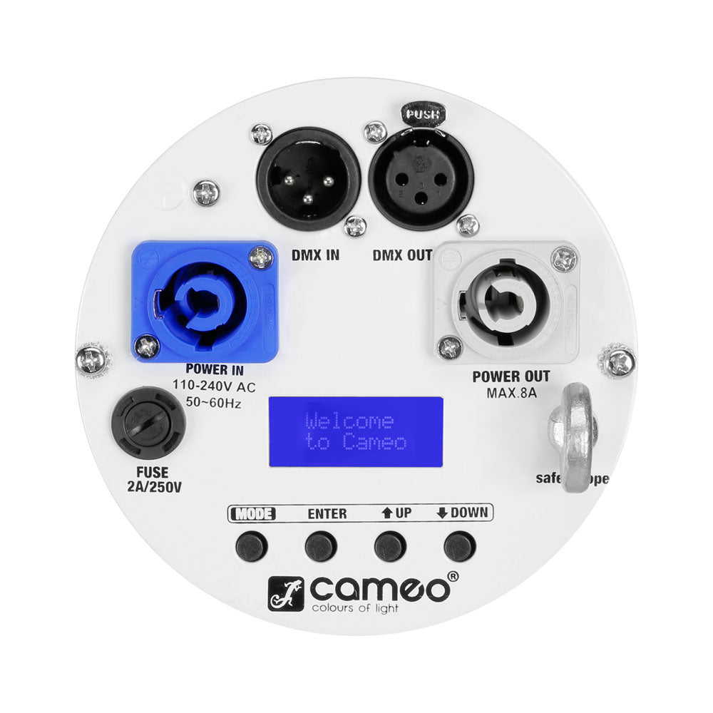 Studio Par 64 Can Rgbwa + Uv 12 W Wh - Projecteur Par 12 Led Rgbwa + Uv 12 W Boîtier Blanc