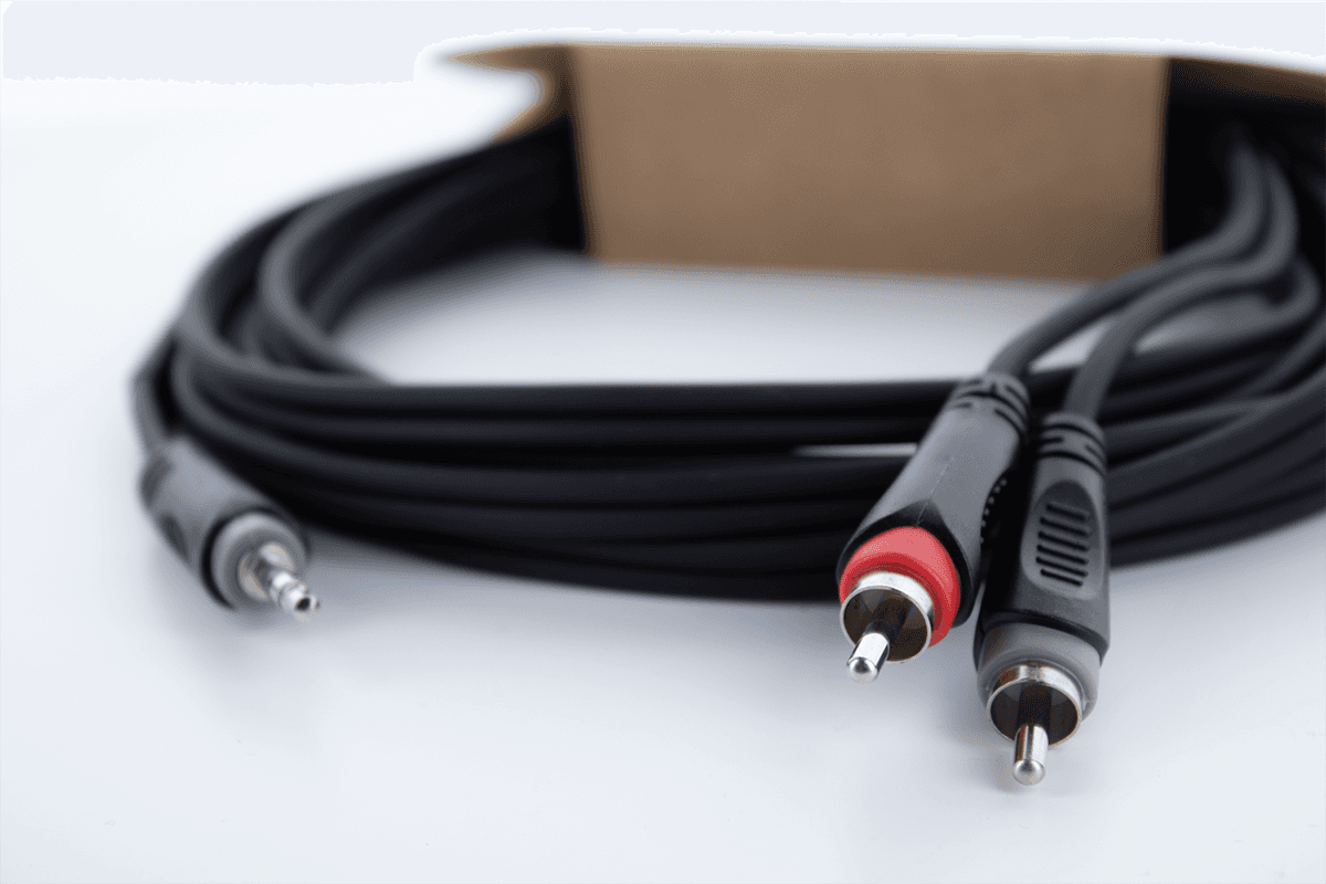 Câble Y Bretelle Mini-jack Stéréo / 2 RCA 3 M