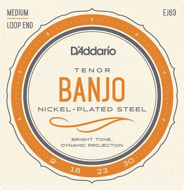 EJ63 Tenor Banjo Saiten Nickel 9-30