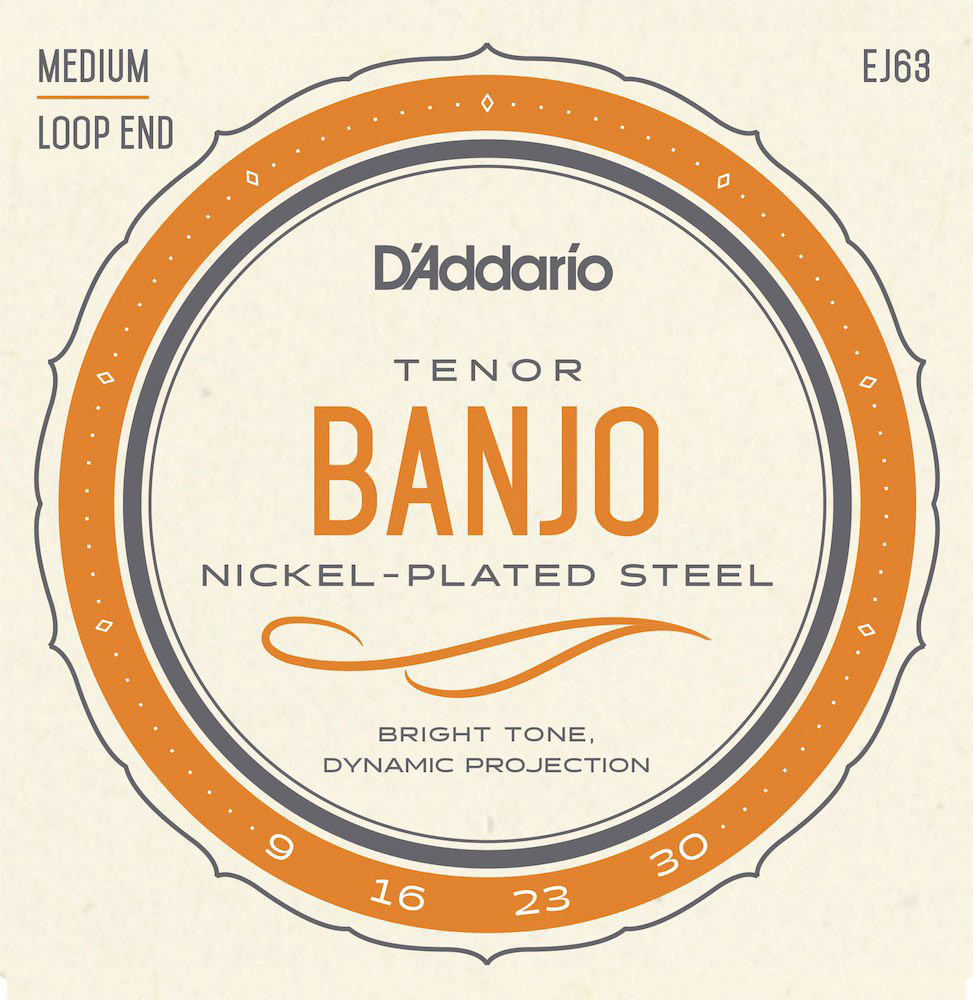EJ63 Tenor Banjo Saiten Nickel 9-30