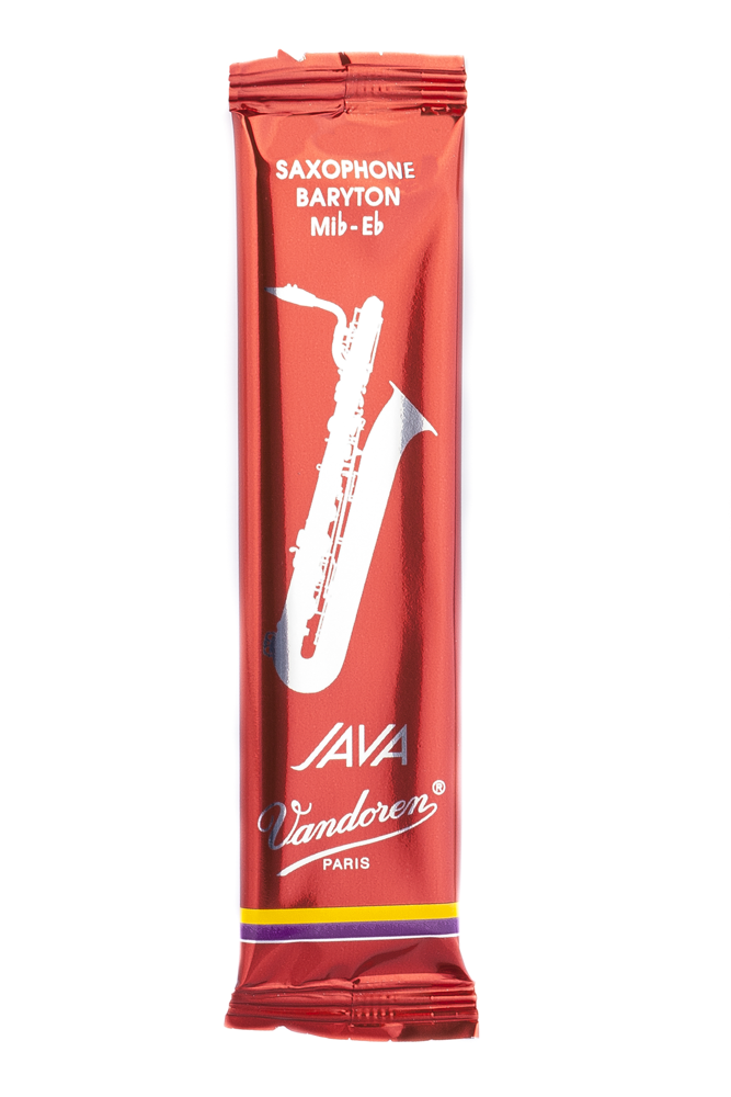BOX OF 5 BARITONE JAVA RED CUT REEDS 3,5