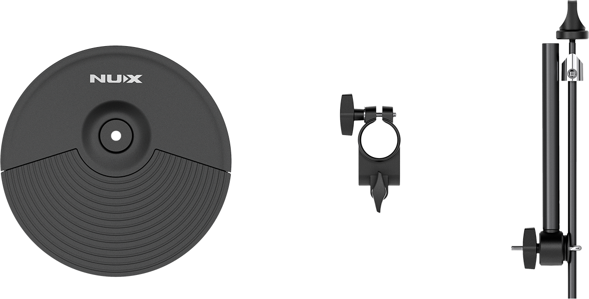 Nux Kit Perchette + Clamp + Cymbale 10" Pour DM-210