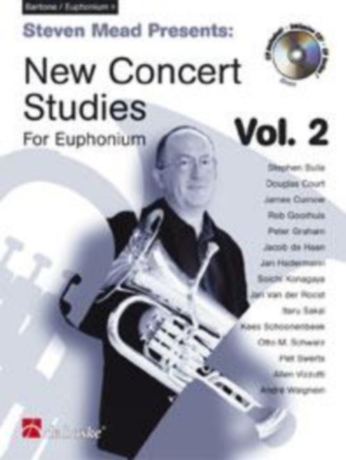 Dehaske Steven Mead - New Concert Studies Vol.2 - Euphonium Cle De Sol + CD