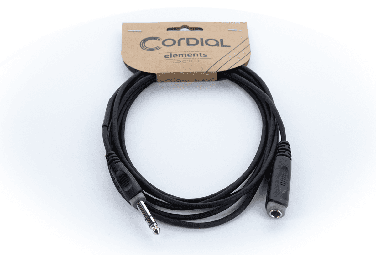 Stereo-Audiokabel Klinkenstecker / Klinkenbuchse 3 m