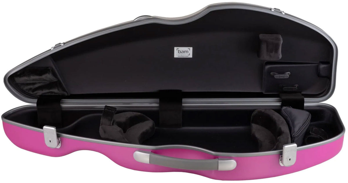 Étui Violon 4/4 Hightech Bonbon - Blanc/Violet