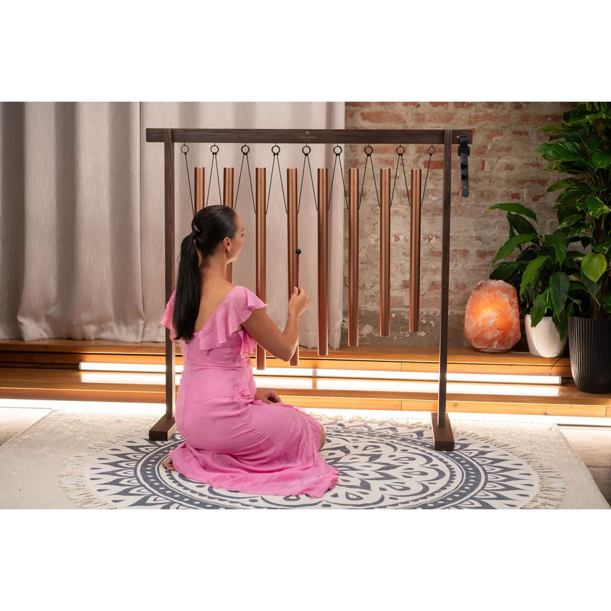 SBTSETM - Set di tubi da bagno sonoro da 8 pezzi 440 Hz Bronzo
