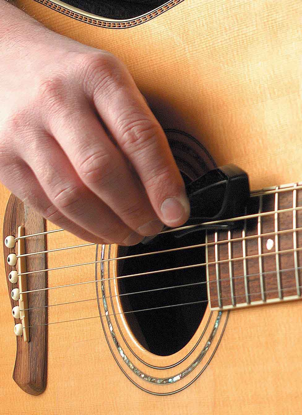 Avvolgicorde ergonomico per chitarra