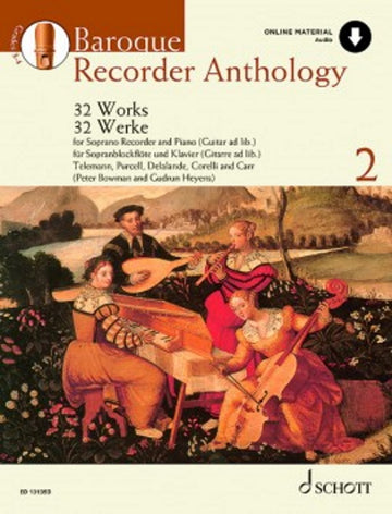 BOWMAN P./ HEYENS G. - BAROQUE RECORDER ANTHOLOGY VOL.2