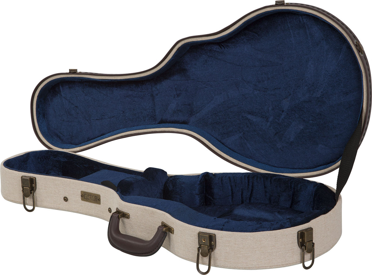 Étui Mandoline Beige en Bois Deluxe - GW