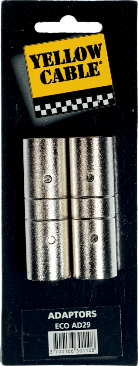 Adaptateur XLR Male XLR Male - Lot de 2