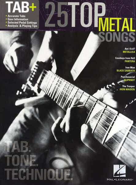 25 Top Metal Songs Tab Tone Technique Rec Vers - Guitar Tab