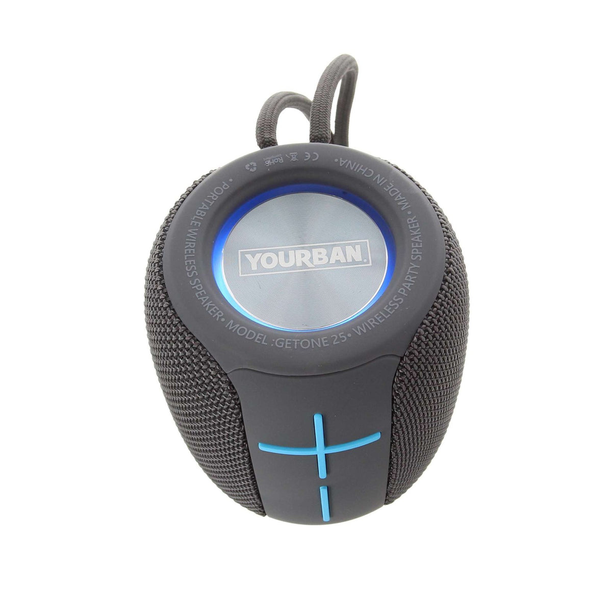 GETONE 25 GRIGIO - ALTOPARLANTE NOMADICO BLUETOOTH COMPATTO GRIGIO