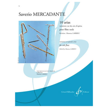 Mercade G. - 10 Arias Variations Sur Des Airs D' - Flöte